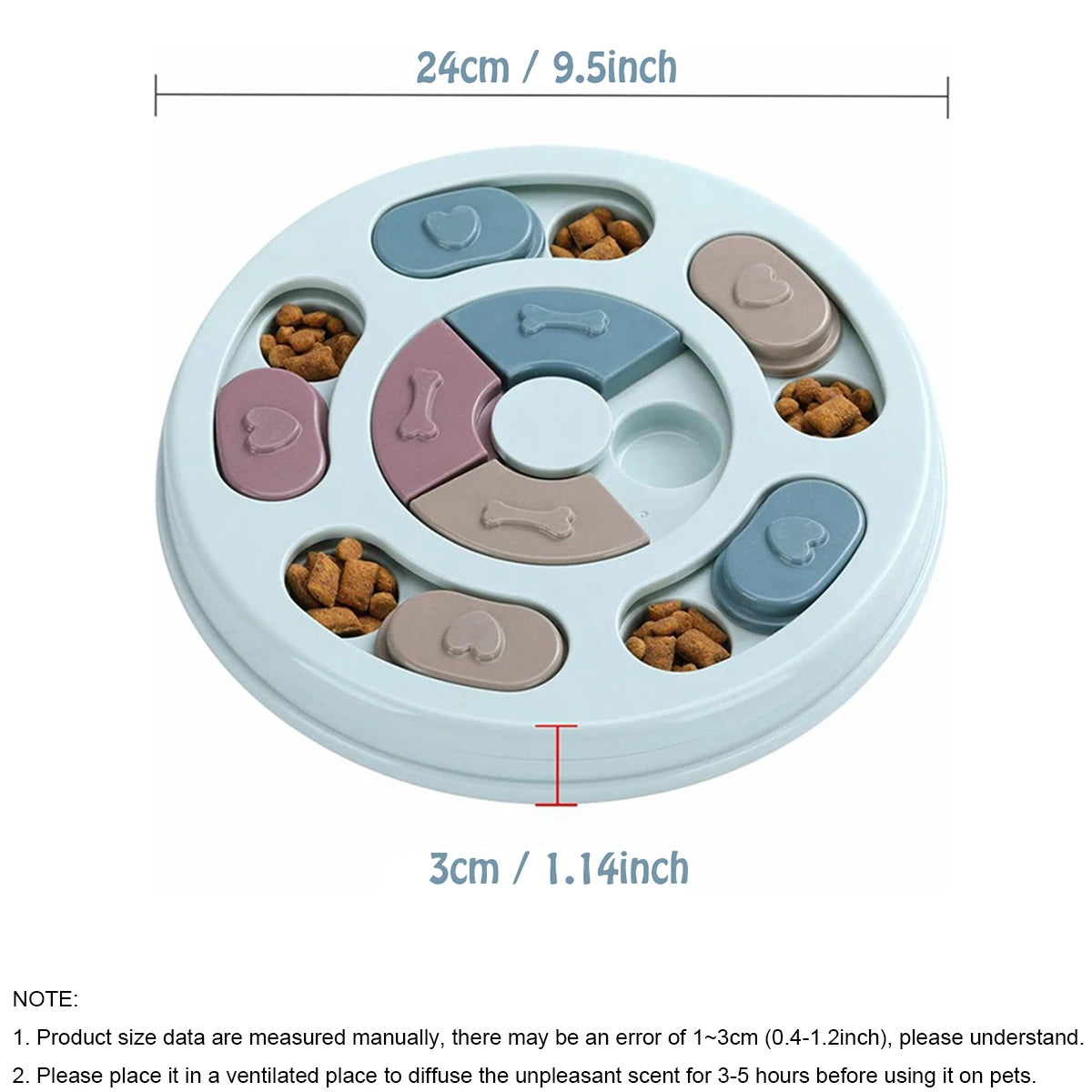 Dog Food Educational Bowl, Slow Food Training